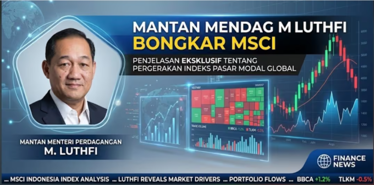 Ancaman MSCI terhadap Bursa RI, M. Luthfi Singgung Dugaan Kepentingan Asing