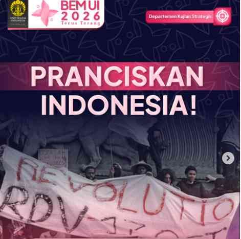 Awas! Narasi ‘Pranciskan Indonesia’ Sangat Berbahaya